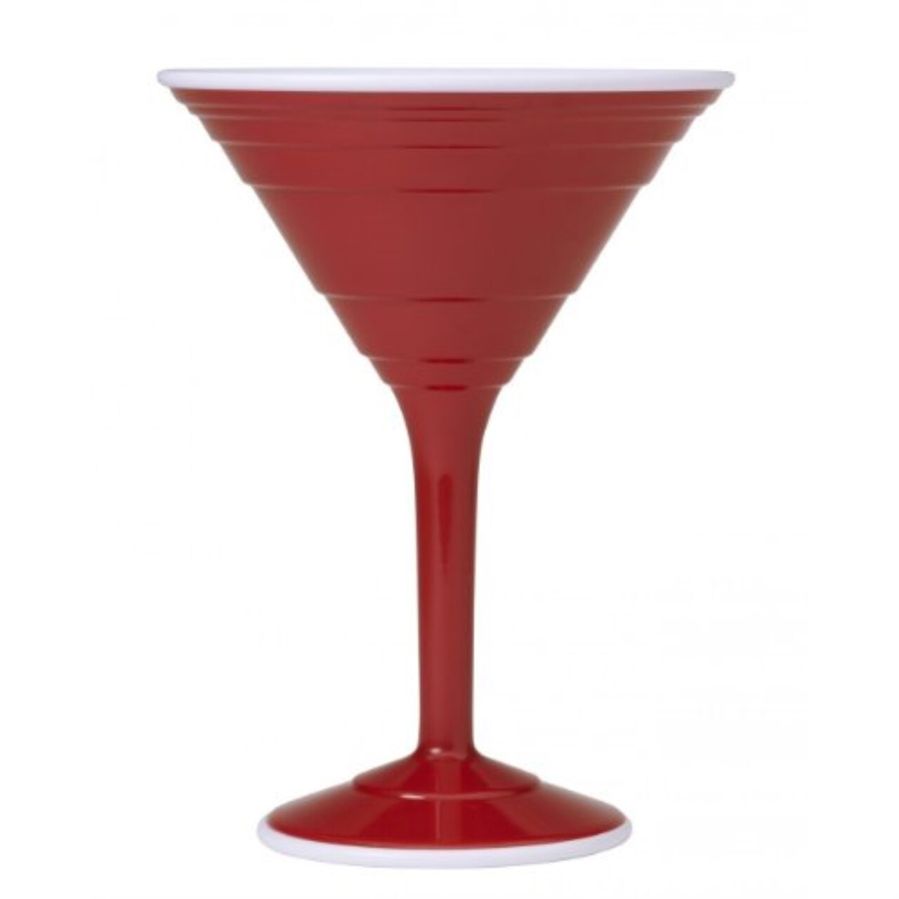 Red Cup Living Reusable Cocktail Cup, 12-Ounce, Red